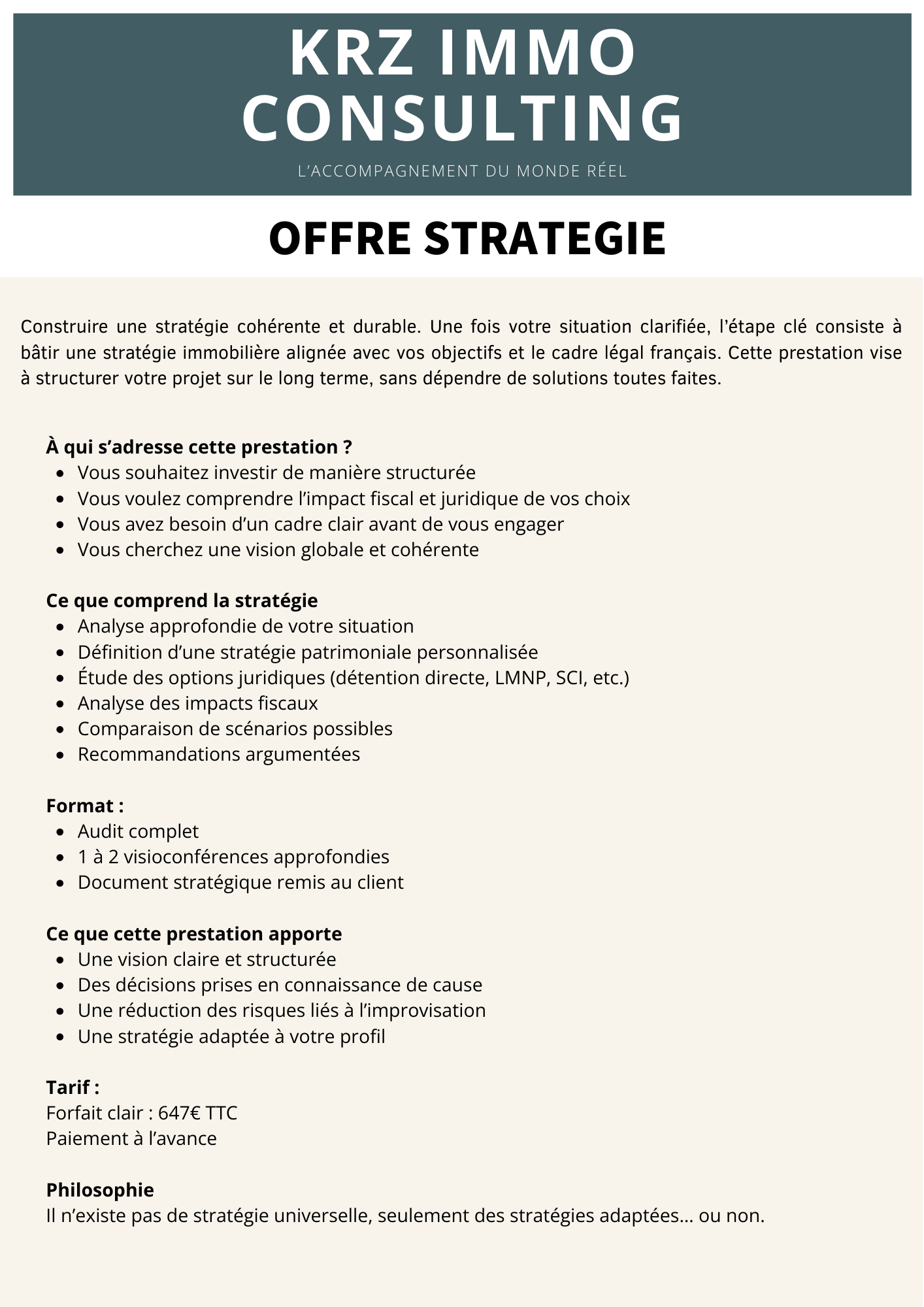 Stratégie Immobilière clé en main - Construisez un patrimoine durable (sans improviser)