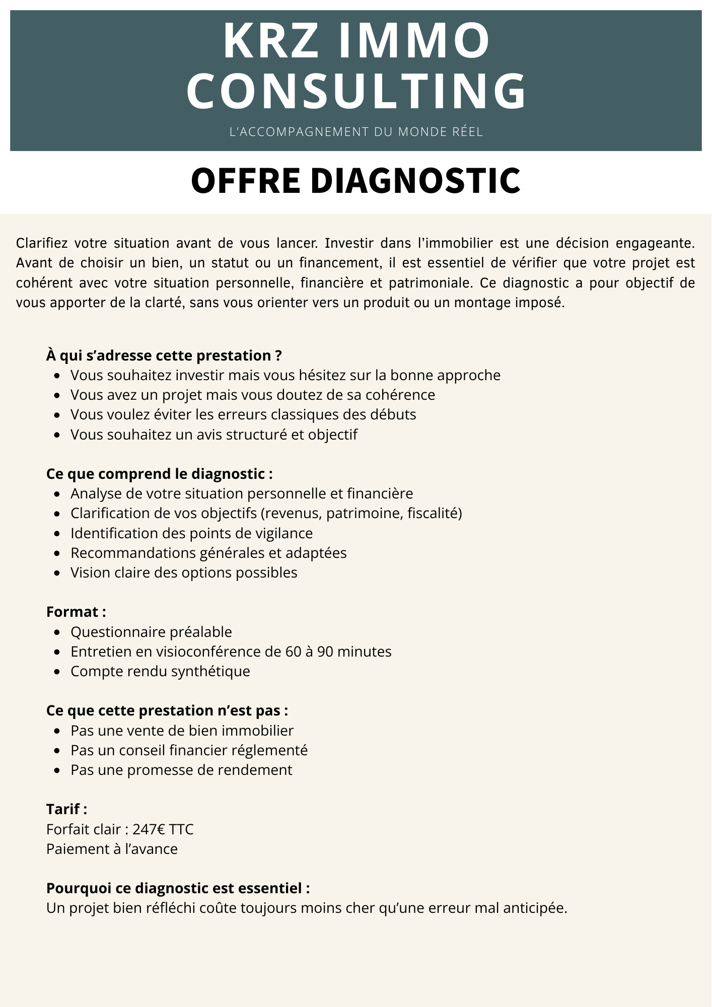 Diagnostic Immobilier Personnalisé